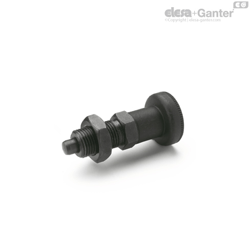 GN 617 Indexing plungers Steel with Plastic knob